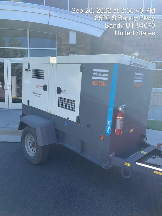 2022 ATLAS COPCO QAS 70