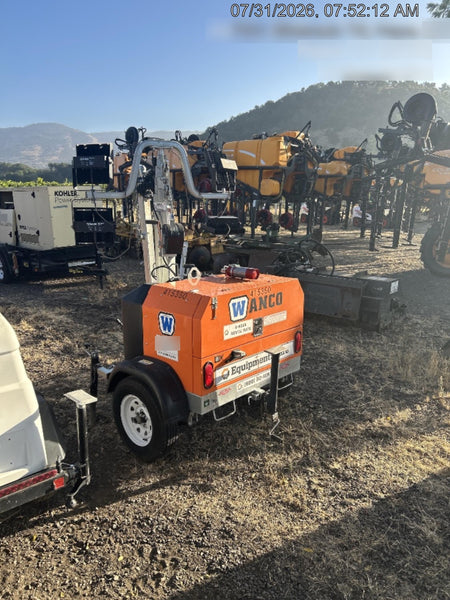 2024 Wanco WLTT-4MM4K Diesel, Deep Sea Controller, Shore Power Plug, Auto Start, (4) 350W LED Floodlights, 4kW Generator, 60 Gal Fuel Tank, 2" Ball, T3