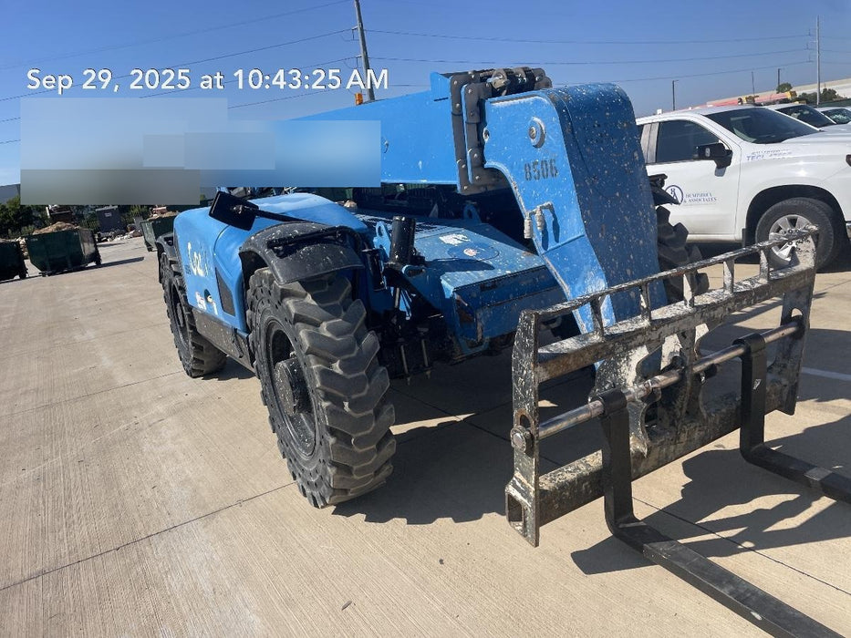 2018 Genie GTH-844 Genie GTH-844D w/Open ROPS, Solid Tires, Work Light/Beacon, 60" Carriage and Forks
