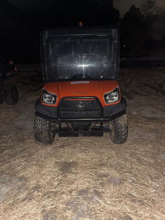 2022 Kubota RTV-X1140W-H Plastic Canopy, Windshield Acrylic Clear, LED Strobe Light, Wire Harness Kit, Back up Alarm