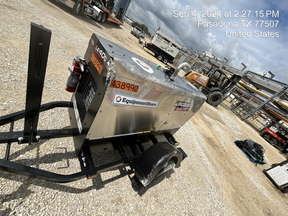 2024 Lincoln Electric LE400 Kubota V1505, Trlr, Cable Rack, Light Kit, ES Decals, T3