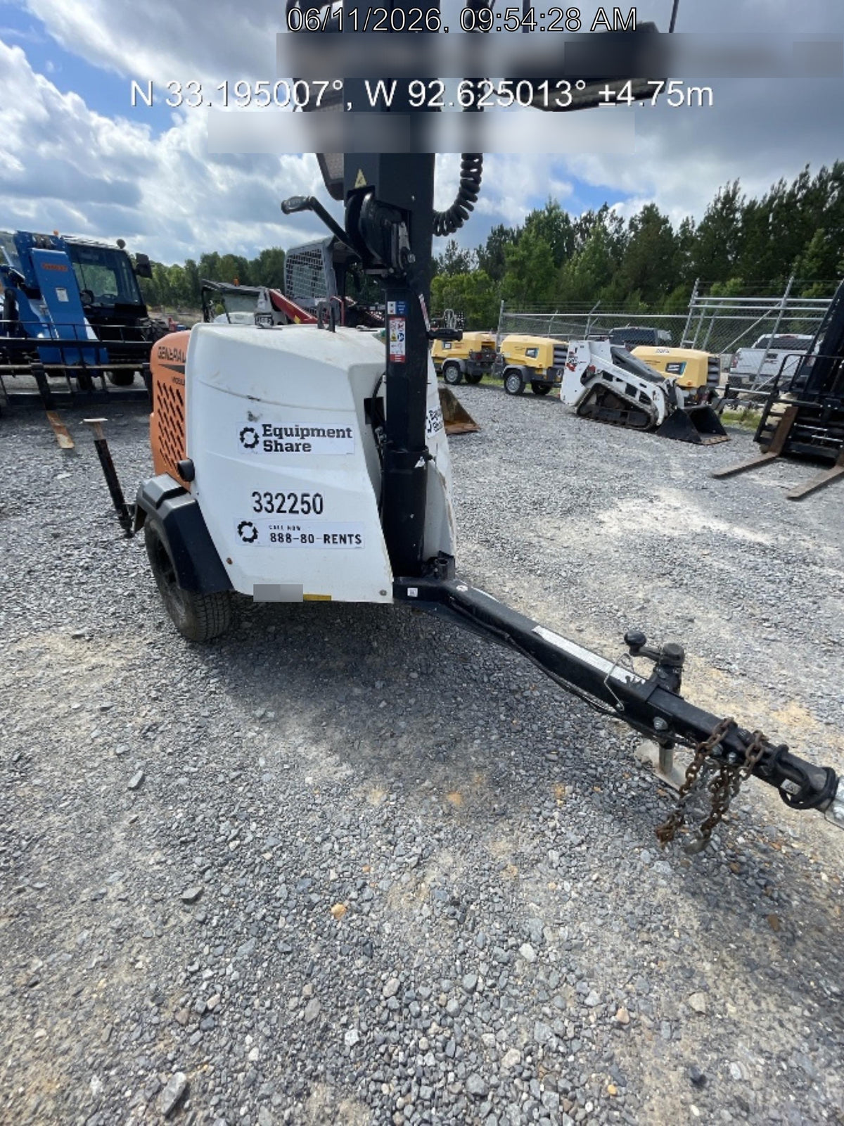 2023 Generac MLT2 Diesel, Flex Switch 120V Input, Powerzone Controller, (4) 320W LED Lights, 4kW Generator, 39.9 Gal Fuel Tank, 2" Ball, T3