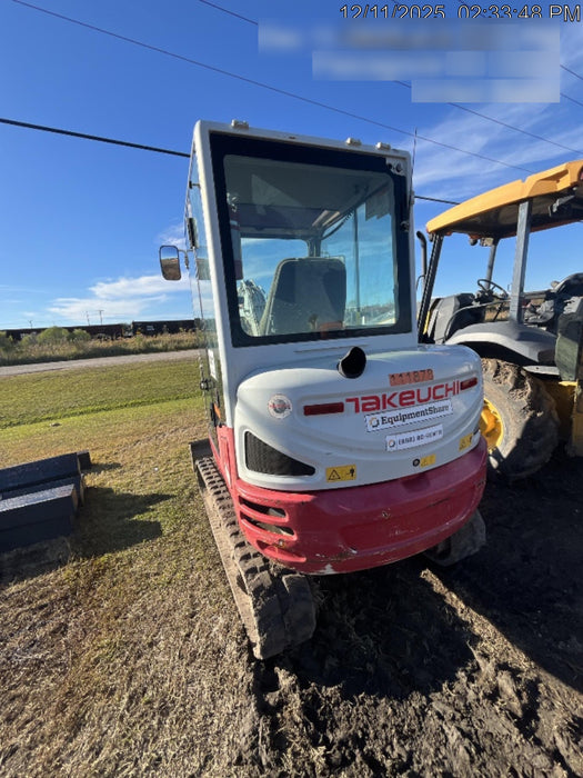 2020 Takeuchi TB-235-2CR Cab/Heat/Air, Rubber Tracks, Manual TAG QC