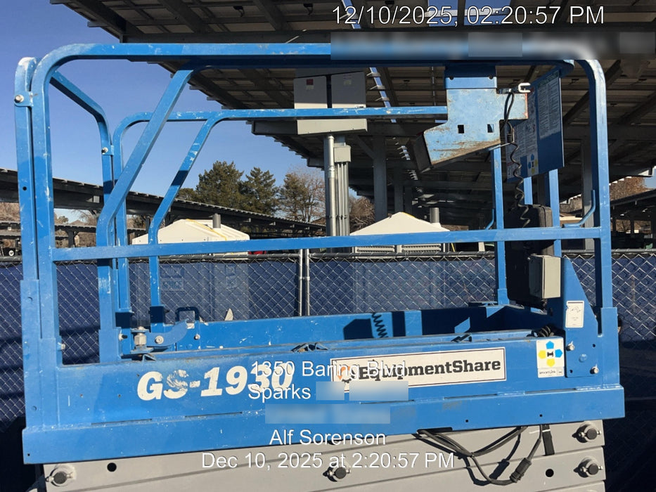 2020 Genie GS-1930 Standard Machine