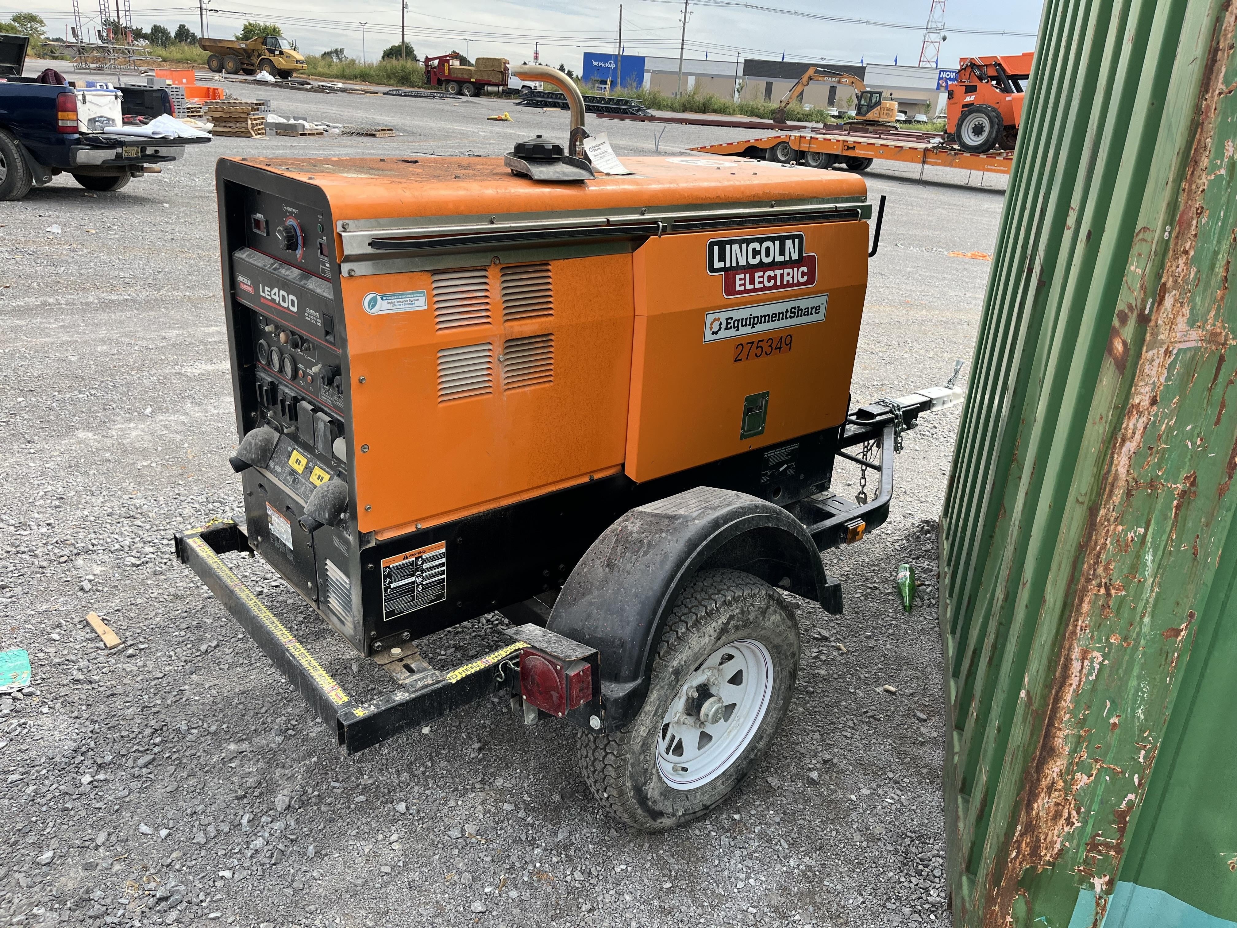 2022 Lincoln Electric LE400 Kubota V1505, Trlr, Cable Rack, Light Kit, ES Decals, T3