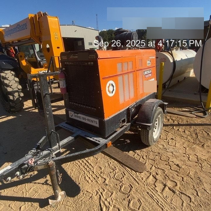 2021 Lincoln Electric Vantage 549X Ready Pak 3, ORANGE (includes trailer, cable rack, fender light kit)