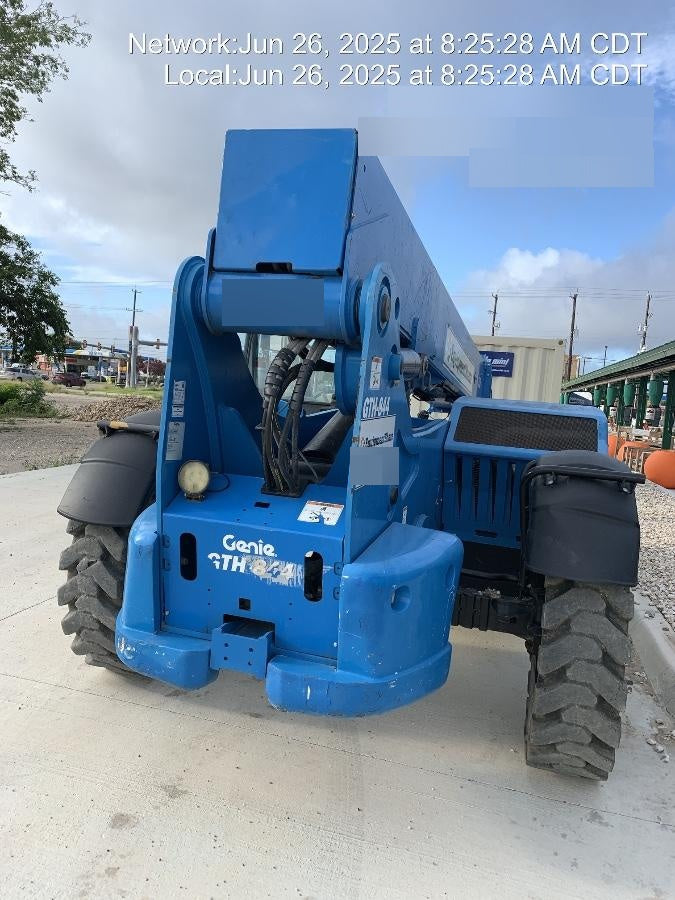 2018 Genie GTH-844 Genie GTH-844 w/Enclosed Cab w/HVAC, Work Lights, Solid Tires, Beacon, 60" Carriage and Forks