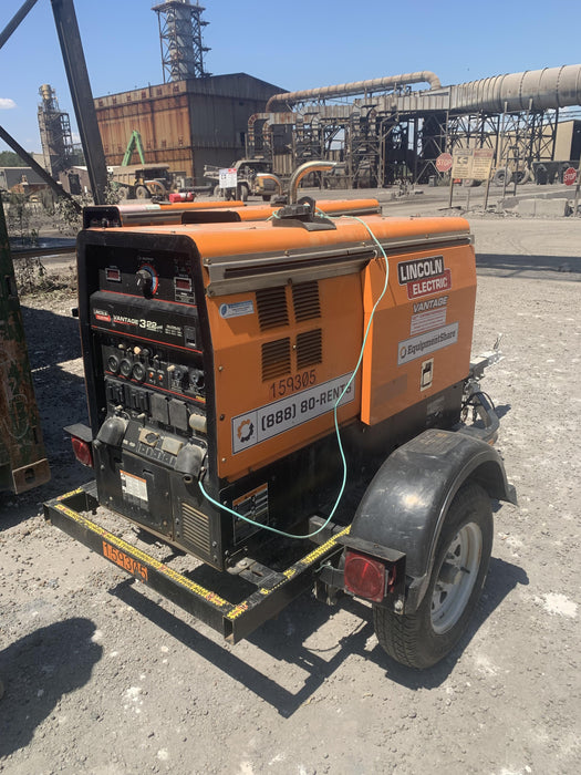 2022 Lincoln Electric LE400 Kubota V1505, Trlr, Cable Rack, Light Kit, ES Decals, T3