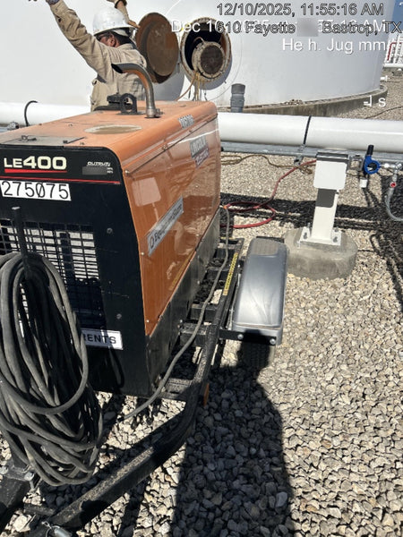 2022 Lincoln Electric LE400 Kubota V1505, Trlr, Cable Rack, Light Kit, ES Decals, T3