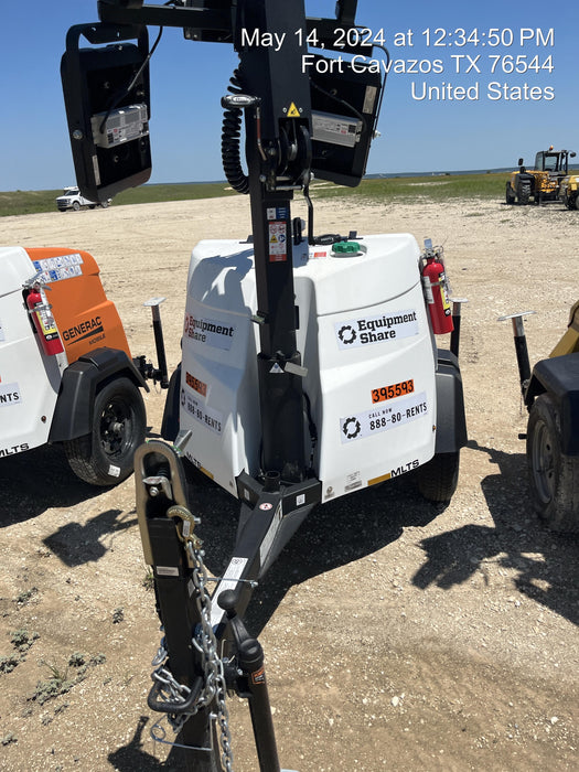 2024 Generac MLT2 Diesel, Flex Switch 120V Input, Powerzone Controller, 
(4) 320W LED Lights, 4kW Generator, 39.9 Gal Fuel Tank, 2" Ball, T3