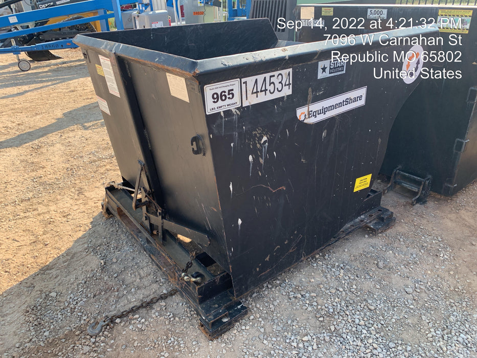 2021 STAR INDUSTRIES M-1820 - Self-Dump Hopper