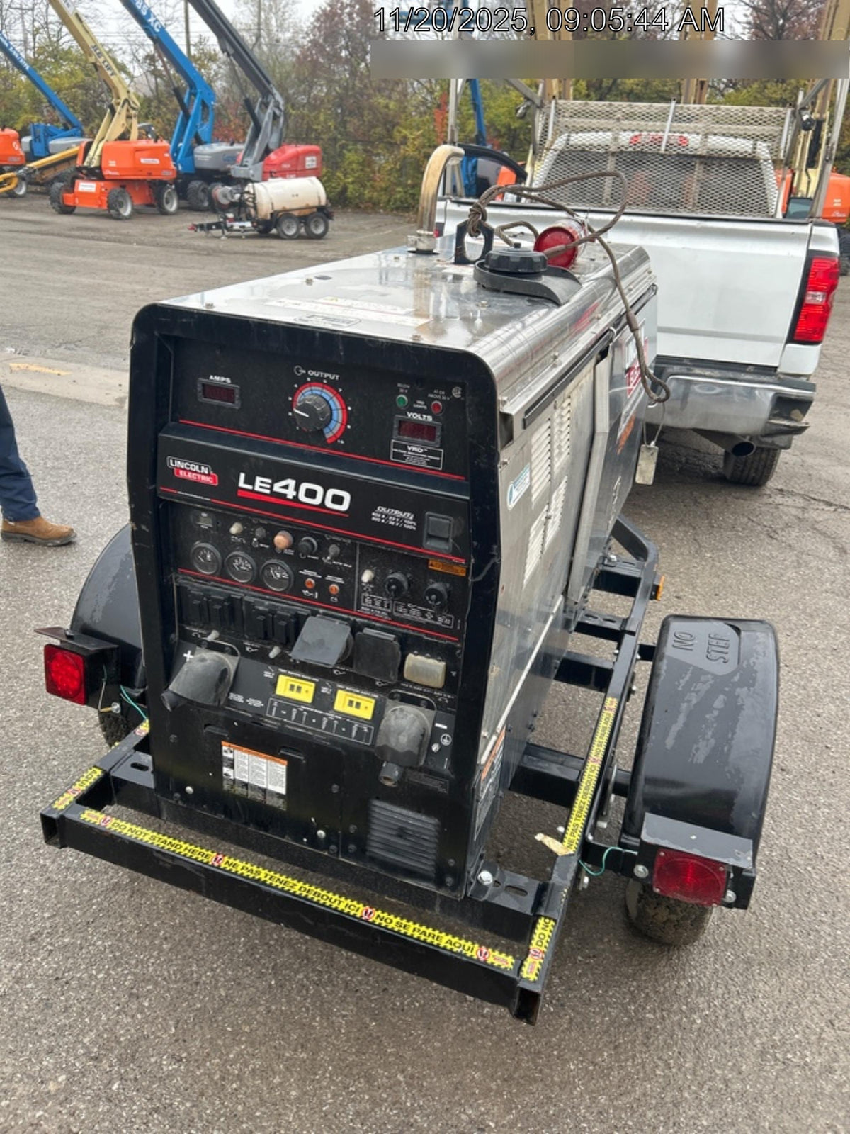 2024 Lincoln Electric LE400 Kubota V1505, Trlr, Cable Rack, Light Kit, ES Decals, T3