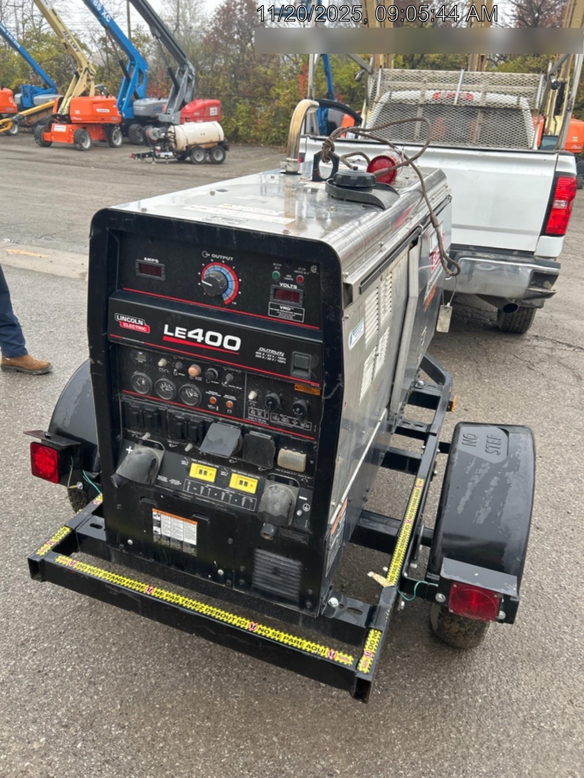 2024 Lincoln Electric LE400 Kubota V1505, Trlr, Cable Rack, Light Kit, ES Decals, T3