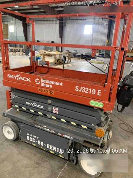 2024 Skyjack SJ3219 Electric Drive, Sld NM Tires, DBcns, RFRails, Power to Platform, T3 + Access Control