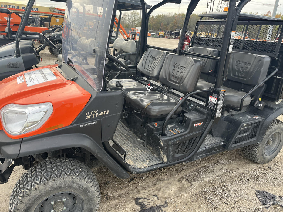 2023 Kubota RTV-X1140W-H 4WD, LED Strobe, Windshield Acrylic Clear, Plastic Canopy, Wire Harness Kit, Backup Alarm
