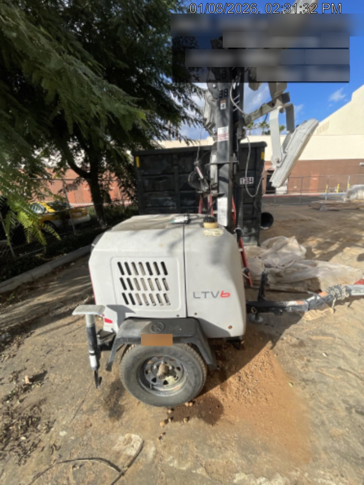 2019 Wacker Neuson LTV6K-LED Standard LED Towable Light Tower w/None