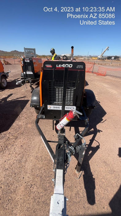 2022 Lincoln Electric LE400 Kubota V1505, Trlr, Cable Rack, Light Kit, ES Decals, T3