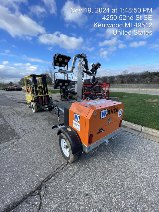 2024 Wanco WLTT-4MM4K Diesel, Deep Sea Controller, Shore Power Plug, Auto Start, (4) 350W LED Floodlights, 4kW Generator, 60 Gal Fuel Tank, 2" Ball, T3