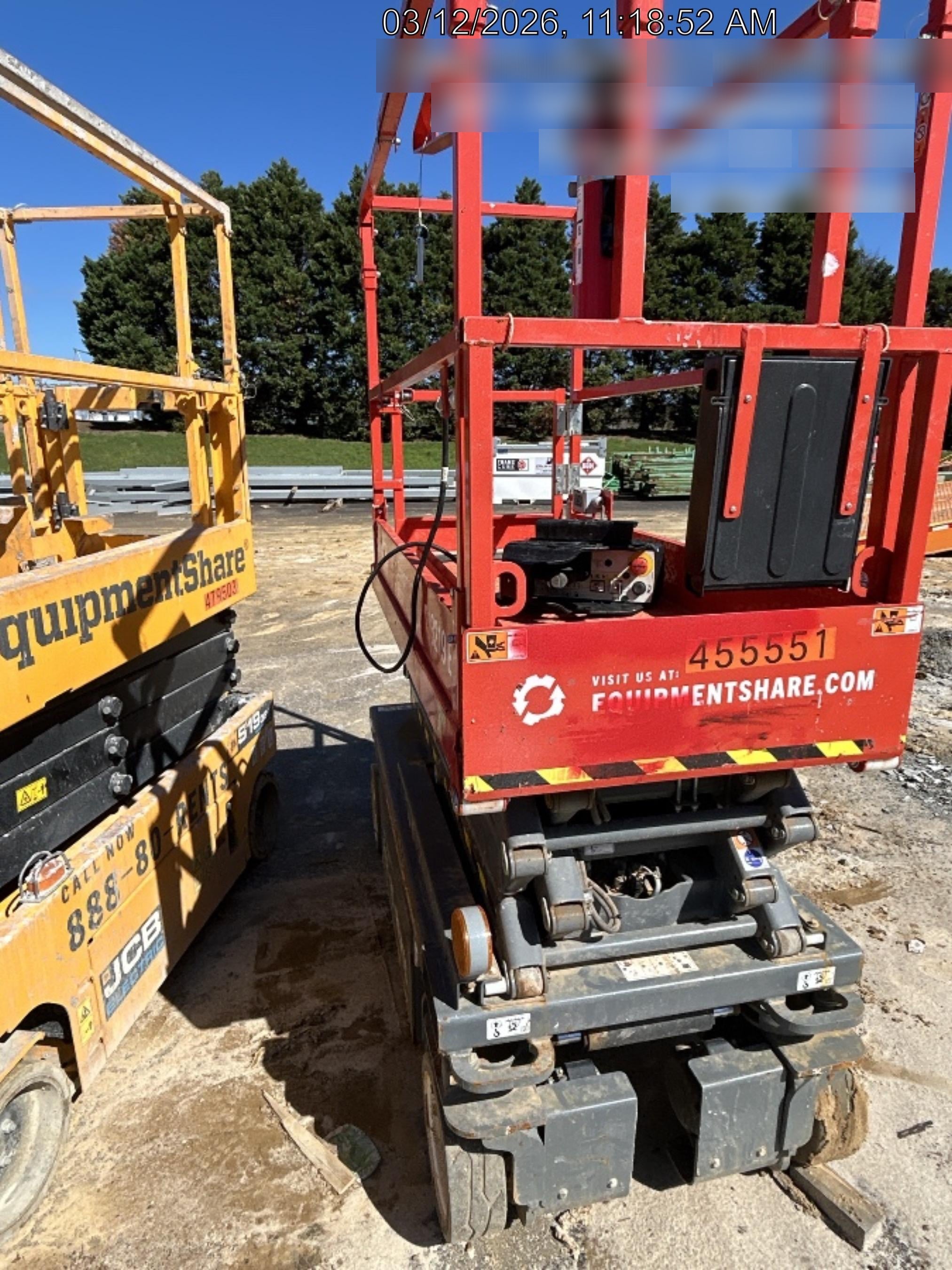 2024 Skyjack SJ3219 Electric Drive, Sld NM Tires, DBcns, RFRails, Power to Platform, T3 + Access Control