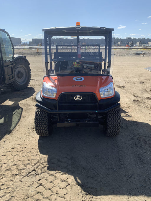 2022 Kubota RTV-X1140W-H Plastic Canopy, Windshield Acrylic Clear, LED Strobe Light, Wire Harness Kit, Back up Alarm