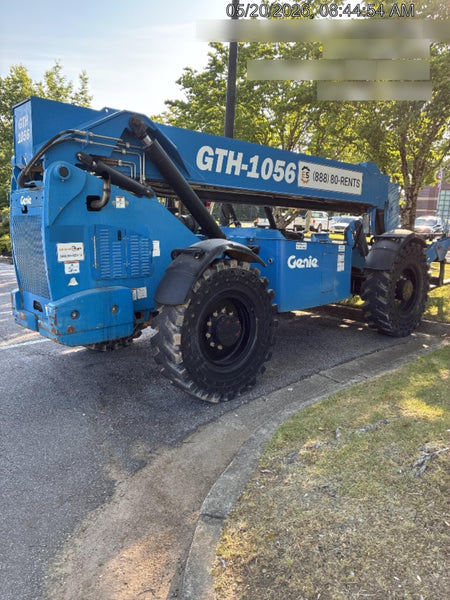 2019 Genie GTH-1056 Canopy, Solid RT Tires, LED Work Lights, Beacon 60" QA Carriage, 60" Forks