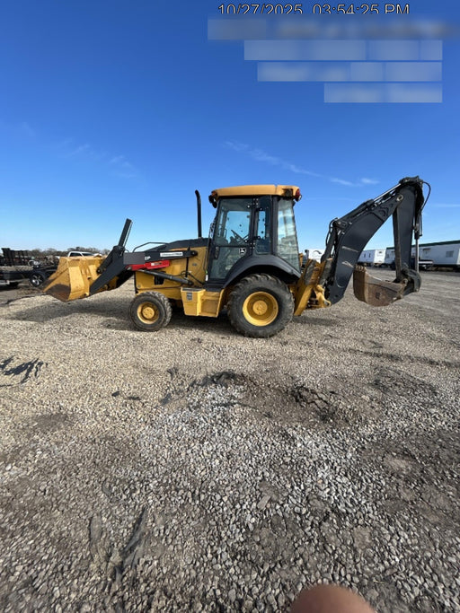 2020 John Deere 310LEP Cab/Heat/Air, 4WD, Standard Stick, Pilot Controls, 2 Way Hydraulics, TAG Manual QC