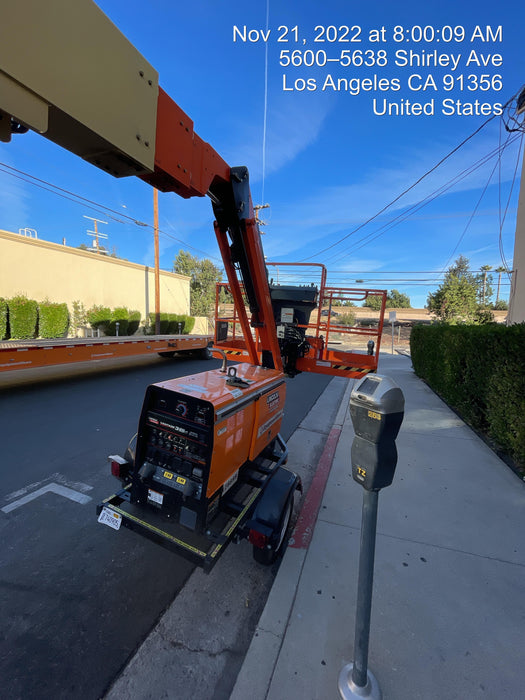 2021 Lincoln Electric Vantage 322 Vantage 322 Ready Pak 3 w/ Decals, ORANGE (includes trailer, cable rack, fender light kit) NO Telematics