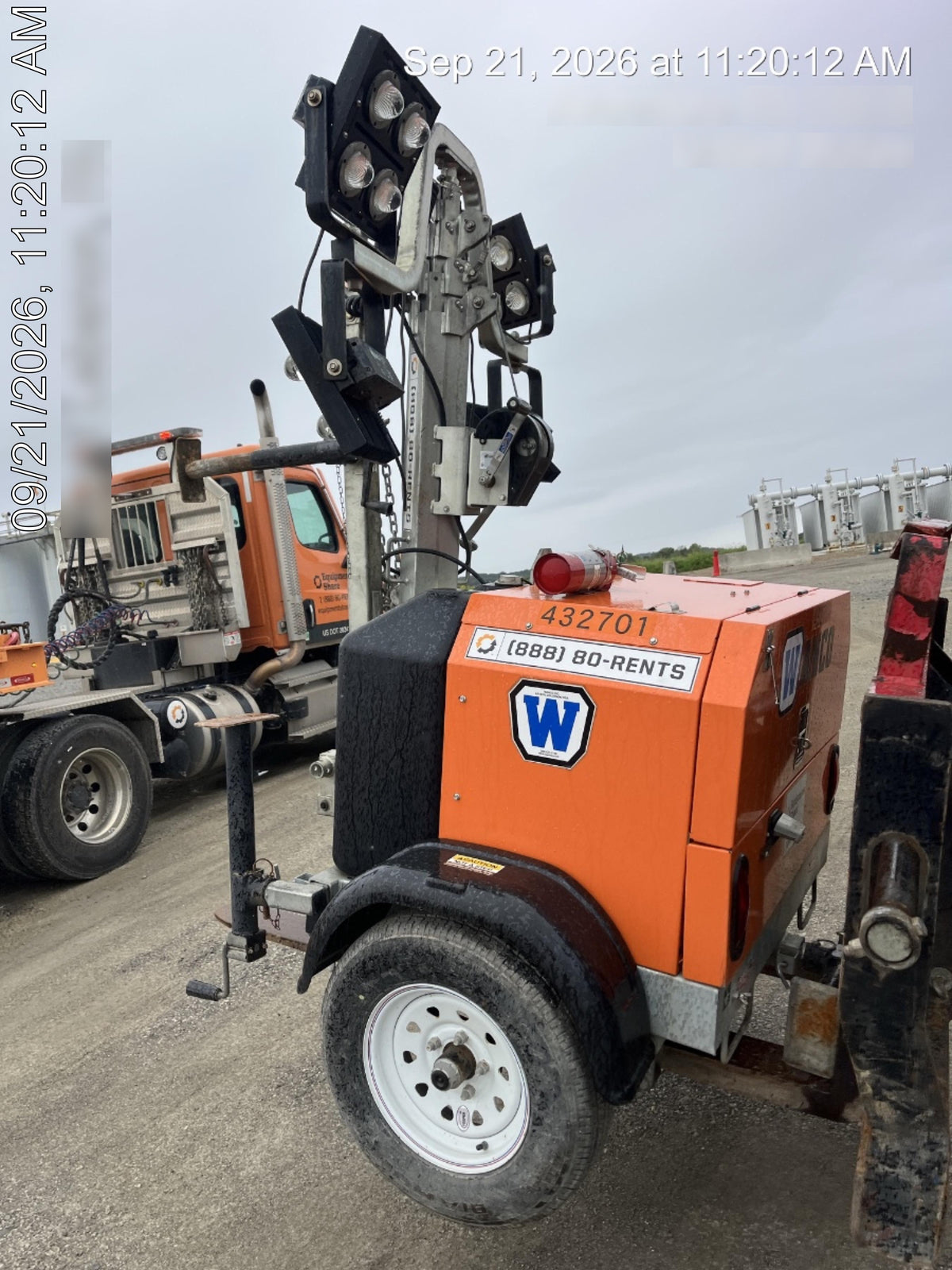 2024 Wanco WLTT-4MM4K Diesel, Deep Sea Controller, Shore Power Plug, Auto Start, (4) 350W LED Floodlights, 4kW Generator, 60 Gal Fuel Tank, 2" Ball, T3