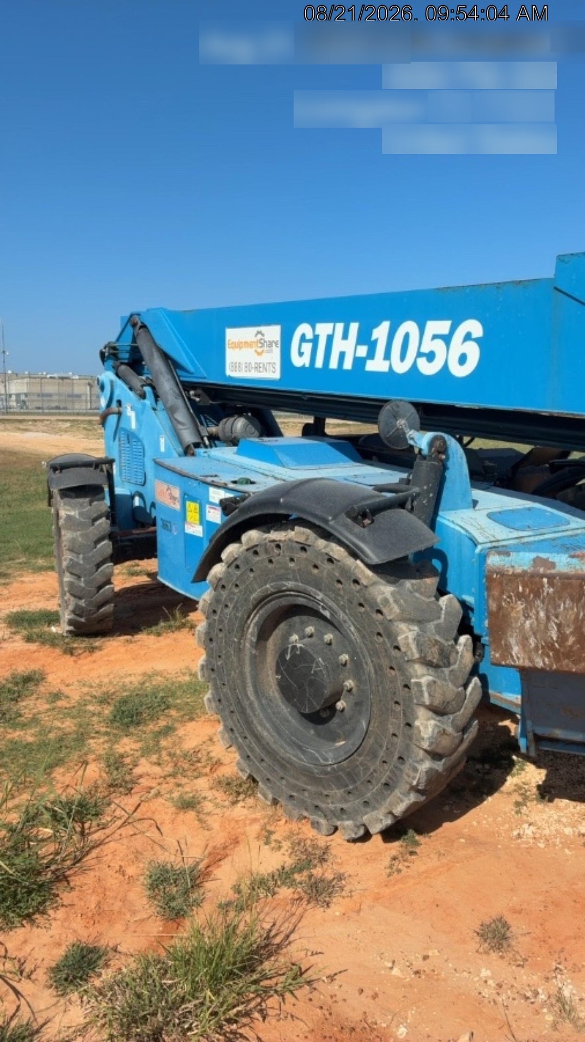 2017 Genie GTH-1056 Genie GTH1056, Solid Tires, 60" carriage, Open ROPS - GTH10E-11935
