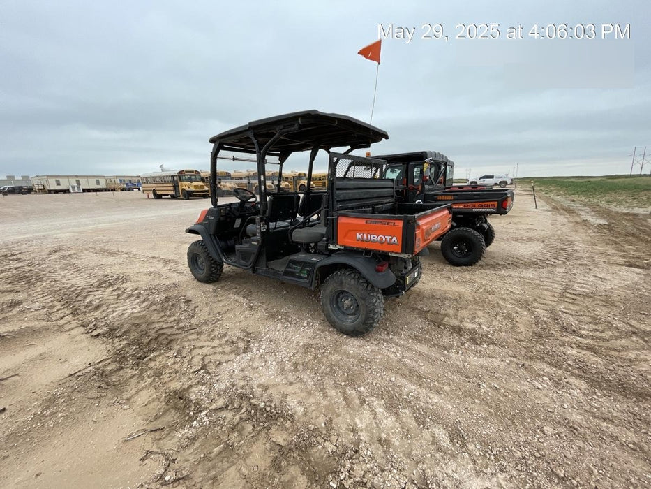 2020 Kubota RTV-X1140W-H Canopy, 4-Seater, Diesel, Windshield Acrylic Clear, LED Strobe, Backup Alarm
