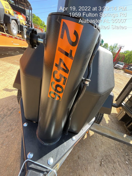 2022 Allmand NLV3GR (4) LED Light Fixture 350W, 23' Vertical Mast, 3kW Prime, Towable, Deep Sea L401, Leveling Jacks, Yanmar T4F 5.8hp