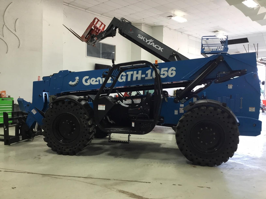2017 Genie GTH-1056 Open Cab, Solid Tires