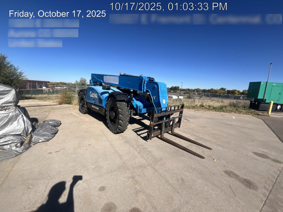 2019 Genie GTH-844 Cab/Heat/AC, Solid RT Tires, LED Work Lights, Beacon 60" QA Carriage, 48" Forks