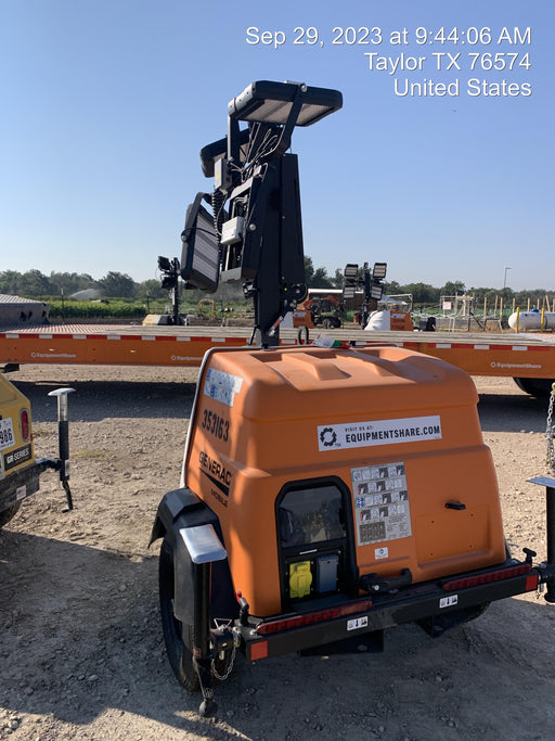 2023 Generac MLT2 Diesel, Flex Switch 120V Input, Powerzone Controller, (4) 320W LED Lights, 4kW Generator, 39.9 Gal Fuel Tank, 2" Ball, T3