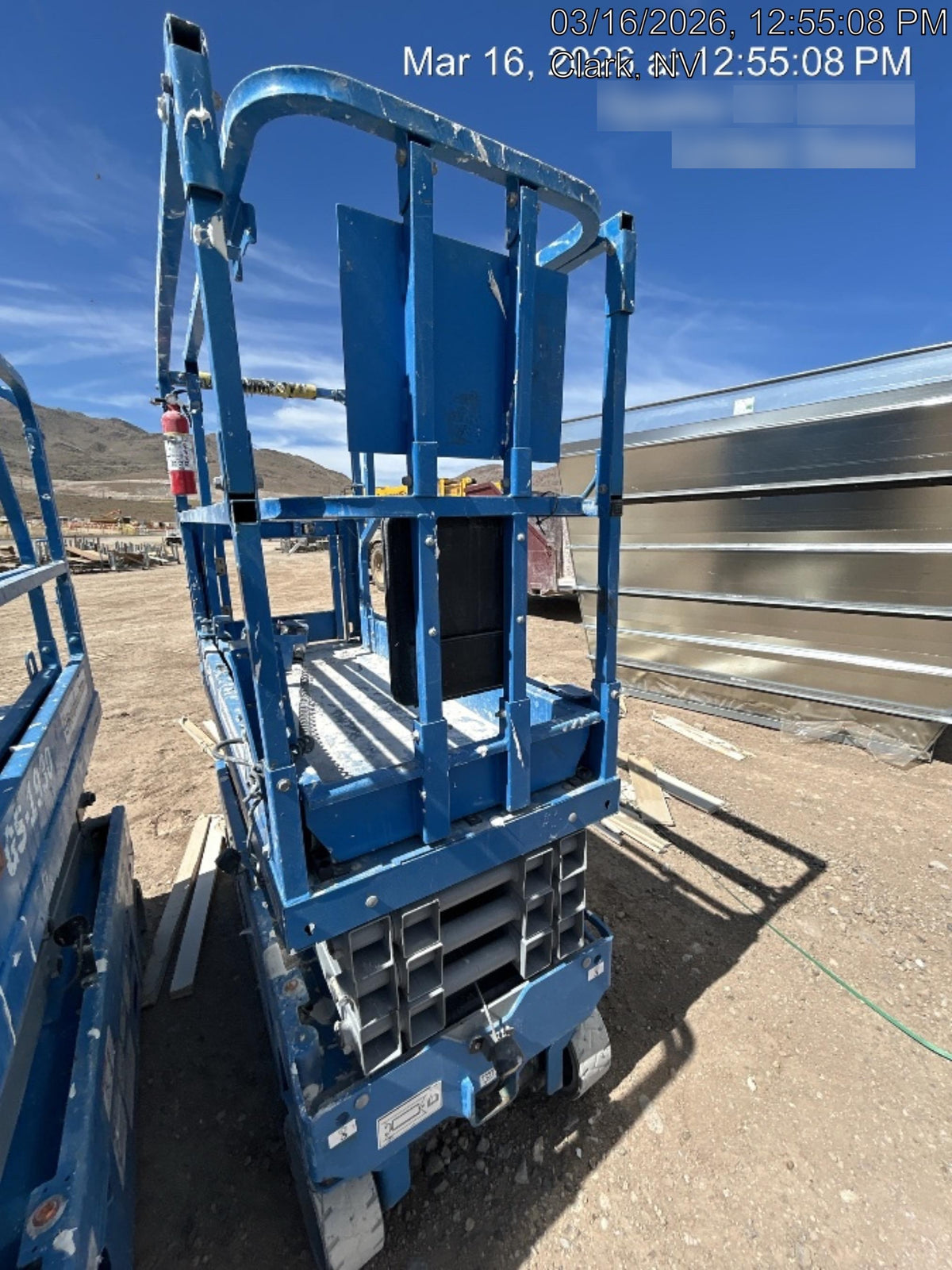 2020 Genie GS-1930 Solid Non Marking Tires, Beacon, Folding rails with half height swing gate, 800W Inverter