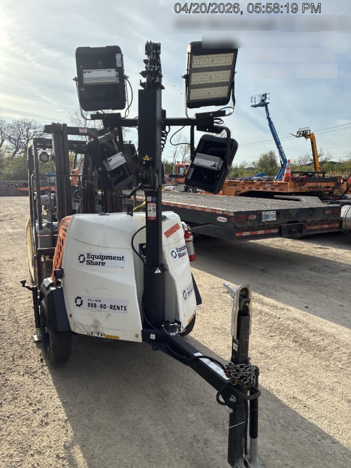 2024 Generac MLT2 Diesel, Flex Switch 120V Input, Powerzone Controller, 
(4) 320W LED Lights, 4kW Generator, 39.9 Gal Fuel Tank, 2" Ball, T3