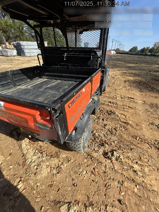 2021 Kubota RTV-X1140W-H Plastic Canopy, Windshield Acrylic Clear, LED Strobe Light, Wire Harness Kit, Back up Alarm