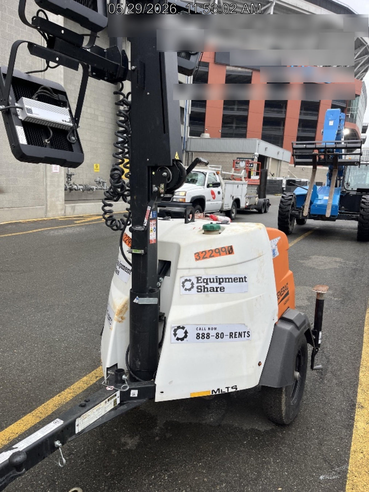 2023 Generac MLT2 Diesel, Flex Switch 120V Input, Powerzone Controller, (4) 320W LED Lights, 4kW Generator, 39.9 Gal Fuel Tank, 2" Ball, T3