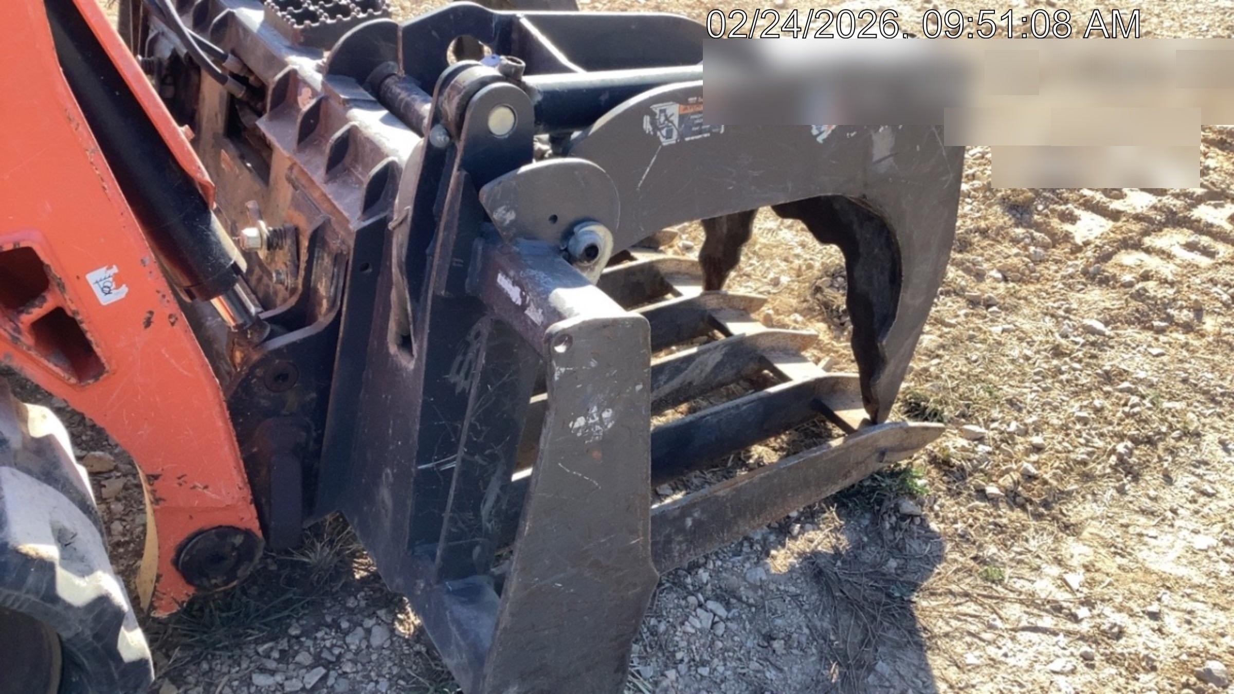 2019 PALADIN 78" Skeleton Grapple Bucket - Paladin