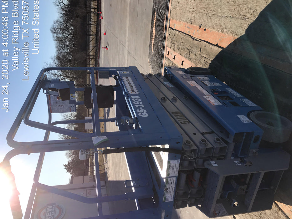 2019 Genie GS-1930 Fixed Rails with Chain Entry