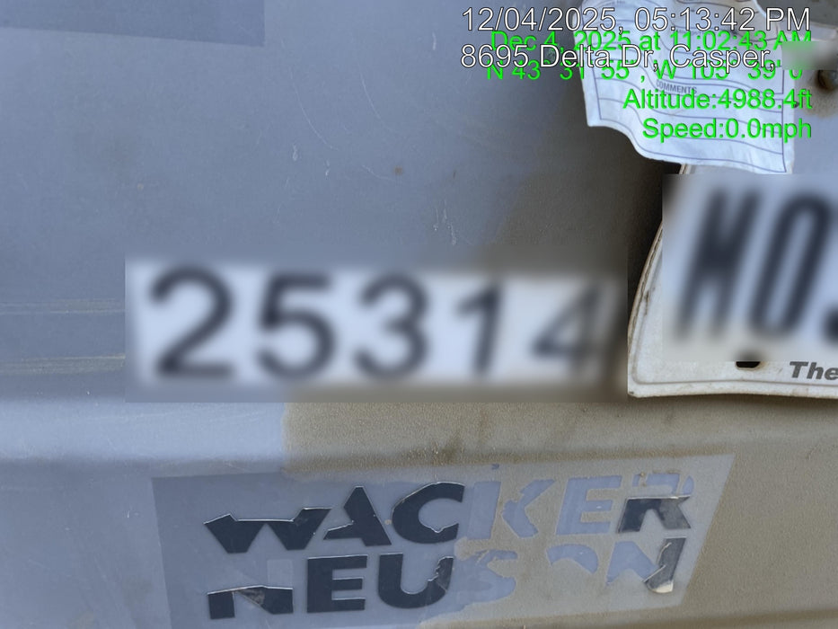 2019 Wacker Neuson LTV6L-MH Standard Options, ES Track Hardware, Fuel Level Sensor