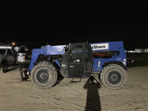 2019 Genie GTH-636 Cab/Heat/AC, Solid RT Tires, LED Work Lights, Beacon 60" QA Carriage, 48" Forks