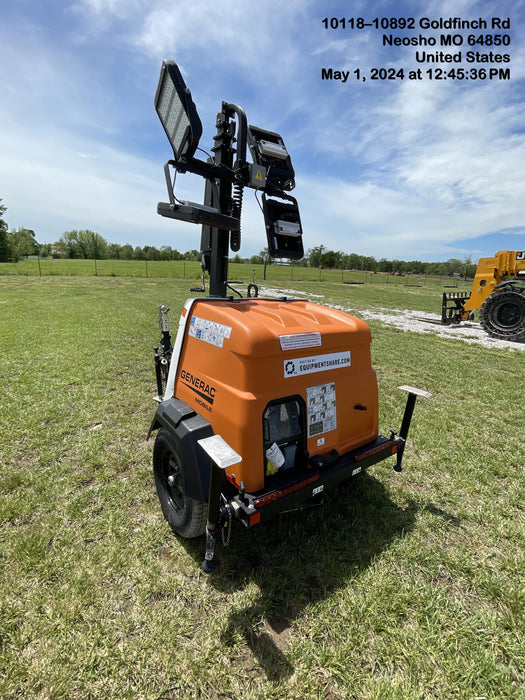2023 Generac MLT2 Diesel, Flex Switch 120V Input, Powerzone Controller, (4) 320W LED Lights, 4kW Generator, 39.9 Gal Fuel Tank, 2" Ball, T3