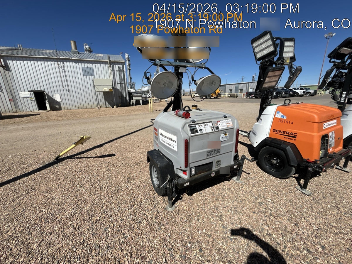 2018 Wacker Neuson LTV6L-MH Wacker Neuson LTV6L Mobile Light Tower w/Fuel Level Sensor Installed