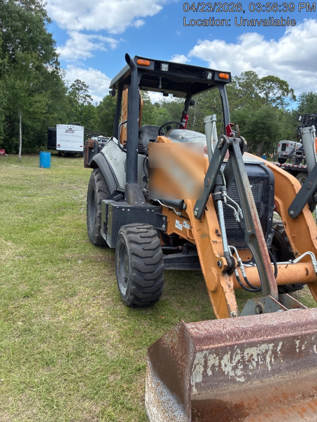 2018 Case 580N STANDARD HOE, ROPS, PILOT CONTROLS, AUX HYD