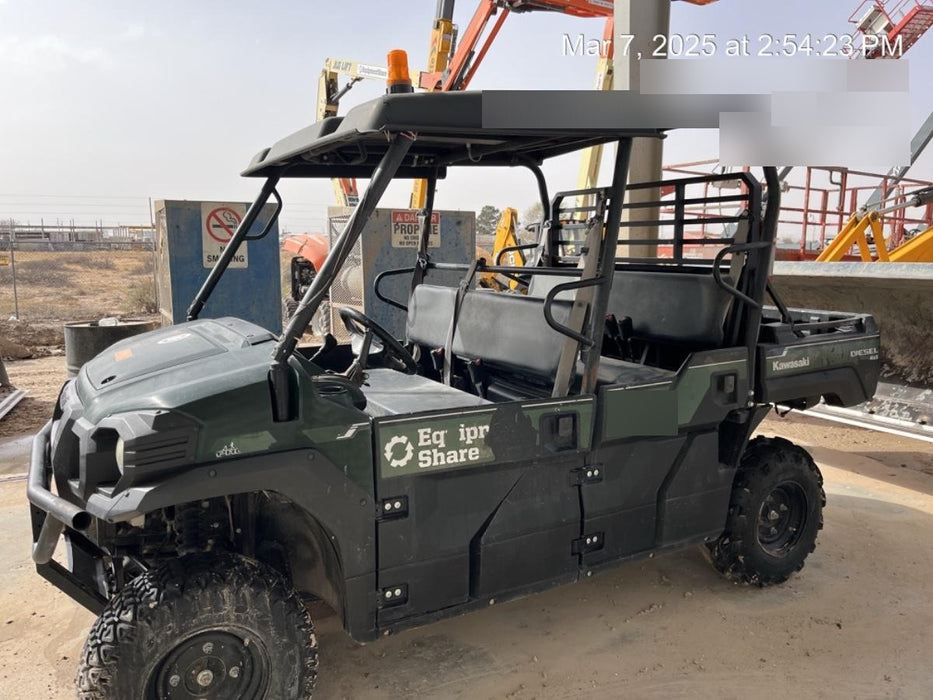 2018 Kawasaki MULE PRO-DX Kawasaki Mule 4x4 Diesel UTV w/Hard Top, Windshield, Beacon, Backup Alarm, ES Keypad/Hardware Installed