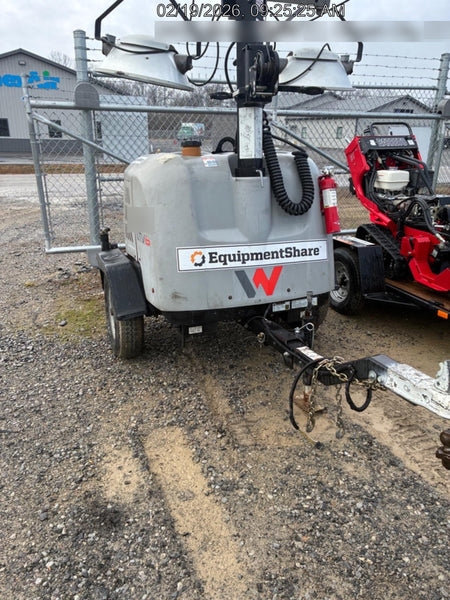2019 Wacker Neuson LTV6L-MH Mobile Light Tower w/Fuel Level Sensor Installed
