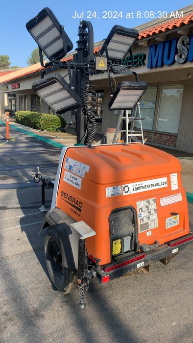 2023 Generac MLT2 Diesel, Flex Switch 120V Input, Powerzone Controller, (4) 320W LED Lights, 4kW Generator, 39.9 Gal Fuel Tank, 2" Ball, T3