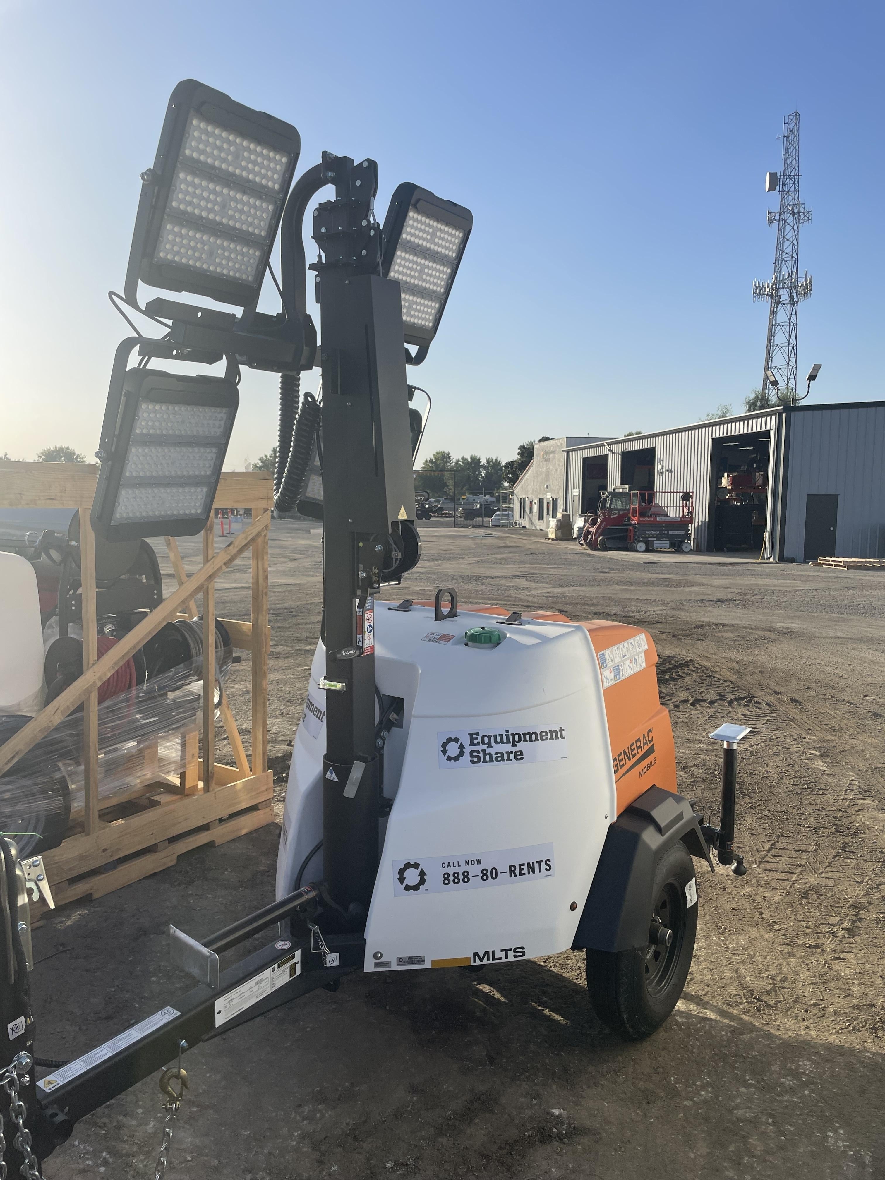 2023 Generac MLT2 Diesel, Flex Switch 120V Input, Powerzone Controller, (4) 320W LED Lights, 4kW Generator, 39.9 Gal Fuel Tank, 2" Ball, T3