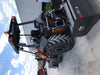 2019 Case 570N EP Canopy, 4WD, GP Front Bucket, Dual Tilt Cylinder, 84" Box Blade w/ Scarifier, Wheel Weights, Beacon